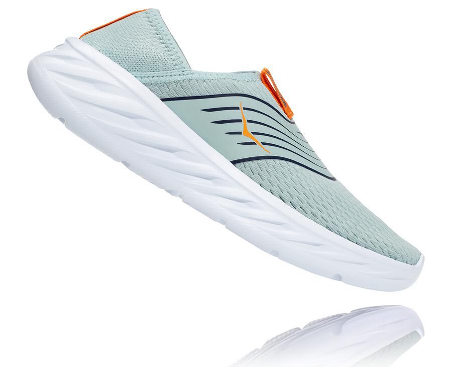 Hoka One One Sandaler Dame - Ora Porno - Blå/Hvide - 964708NAR